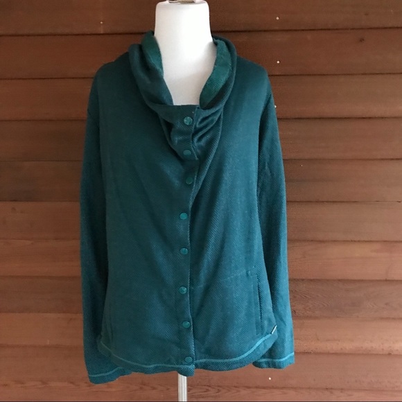 Mondetta Green Snap Front Jacket, S. - Picture 4 of 5